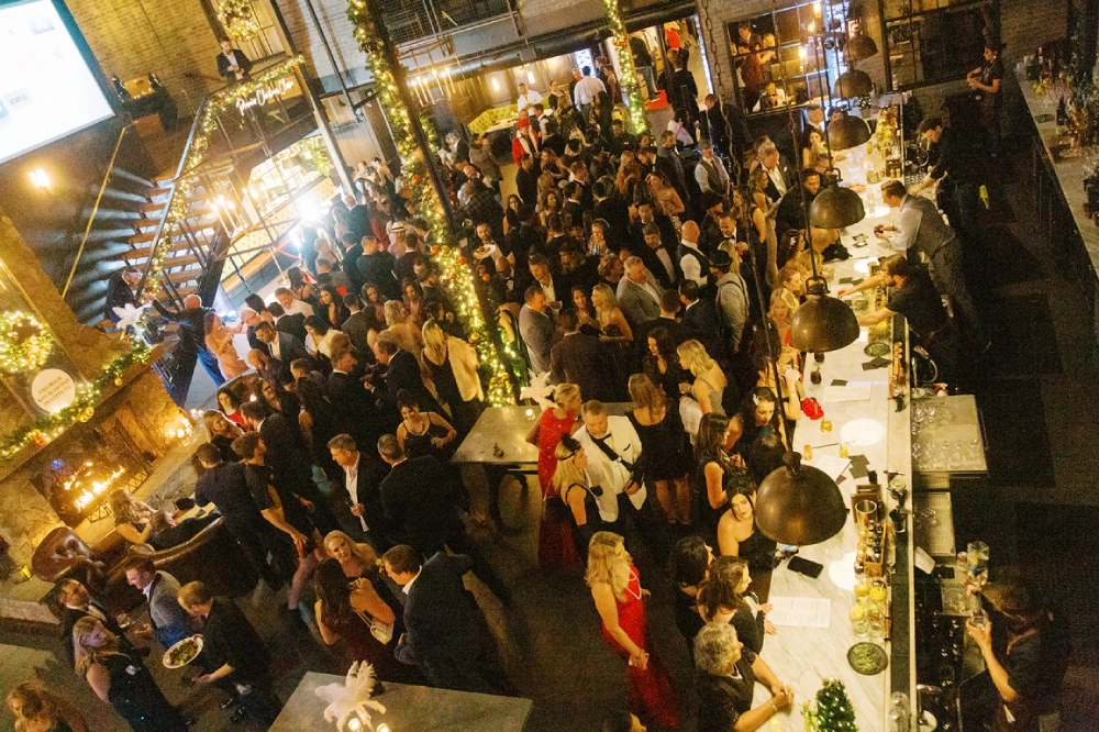 Elevated night out at an upscale St Petersburg restaurant with wood fire grill dishes